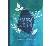 365 Tage One Doodle A Day Challenge Für Anfänger & Fortgeschrittene - Zeichnen lernen: Sketchbook zum Ausfüllen mit 12 Monatsthemen & 365 Prompts I ... & Stifttest-Tabelle I Doodle Zeichen Kalender