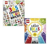 365 Things to Do with LEGO Bricks By DK & The LEGO Ideas Book New Edition You Can Build Anything! By Simon Hugo, Tori Kosara 2 Books Collection Set
