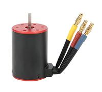3650 4300KV Waterproof Brushless Motor, High Performance RC Car Motor, Ultra Thin Stator Stack with CNC Aluminum Radiator Tank, 4mm Banana Plug Bracket for 1/10 RC Car Truck Crawle