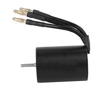 3650 Waterproof Brushless Motor, High Torque RC Motor Accessory, 4 Pole 12 Slot CNC Aluminum Engine with ABEC5 Bearing, Universal M3 Mount for 1/8 1/10 RC Car (Black) (2300KV)