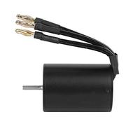 3650 Waterproof Brushless Motor, High Torque RC Motor Accessory, 4 Pole 12 Slot CNC Aluminum Engine with ABEC5 Bearing, Universal M3 Mount for 1/8 1/10 RC Car (Black) (3900KV)