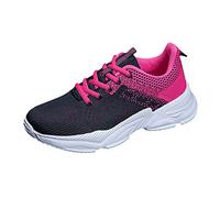 3651 Extra Wide Fit Trainers Womens Leisure Women's Lace Up Travel Soft Sole Comfortable Shoes Outdoor Mesh Shoes Runing Fashion Sports Breathable Shoes for All Season