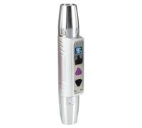 365nm Uv Light, 365nm Uv Light Flashlight, for Rocks and Minerals - 4 Versatile Modes with Adjustable Focus Head & Battery Indicator, Silver Aluminum Alloy Jade Gemstone Identifier Lig