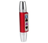 365nm UV Light Flashlight for Rocks and Minerals Aluminum Alloy - 4 Versatile Modes with Adjustable Focus Head & Battery Indicator Jade Gemstone Identifier Box Set, Red