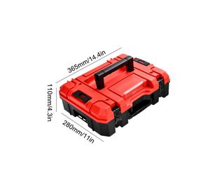 (365x280x110mm) Large Empty Tool Box Set Stackable Piece Box Toolbox For Mechanics Plastic Tool Organizer Suitcase Tools Storage Box