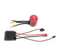 3660 Brushless Motor 80A Platinum Short Line Brushless ESC with T Insert Plug for RC Car Truck (3100kV)