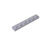 3666 Foundation Plate Plate 1x6 3666 50 Pieces GDS-505 Compatible with Lego Building Blocks Color:Flat Silver
