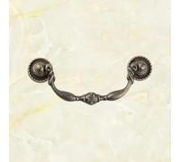 368 Home Improvement Antique Drawer Alloy Handle Bronze simpl Handle Hole spacing 86mm(Antique Brass)