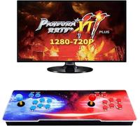 【36800 Games in 1】 3D Pandora Box Download Function, 3D Arcade Game Console, Support for Downloading Additional Games, 3D Game, Full HD 1280 x 720, Search/Record