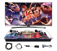 36800 Games In 1 Retro Gaming Console, 1280*720 HD Display, Video Emulator Gaming Console Support 4-Player, 3D Dual Joystick, Plug and Play for TV Games (Red & Blue Characters)