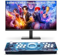 【 36800 in one 】 Arcade Game Console WiFi Function Pandora's Box 88S Classic Retro Game Console, Suitable for PC, Projector and TV, 1280X720, Search/Hide/Save/Load/Pause Games, Favorites