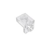 36841 Hinge Plate Bracket 1x1-1x1 50 Pieces GDS-1377 Compatible with Lego Building Blocks Color:Trans-Clear