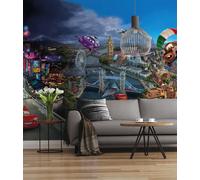 368x254cm Disney WALL MURAL wallpaper children's bedroom giant Cars World