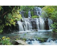 368x254cm Giant wall mural photo wallpaper Falls in the forest room decor art
