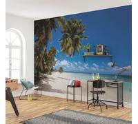 368x254cm Giant wall mural wallpaper palms beach teen room decor art