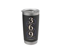 369 Create Align Transcend Sacred Numerology Stainless Steel Insulated Tumbler