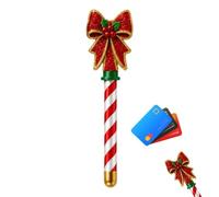 36cm Christmas Payment Wand, Contactless Card Holder With Red Bow | Insert Card And Tap To Pay,festive Red Bow Design, Protects Cards From Scratches, Suits Shops/cafes/parties