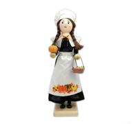 36cm Large Pine Wood Ornament Black for pilgrim Design 36cm Large(LL0117) | Charming for pilgrim style, harvest theme, gratitude motif, home accent, party centerpiece decoration