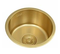 36cm Stainless Steel Round Sink - Bar Coffee Room Studio - Compact Design for Small Spaces Easy to Clean Modern Kitchen Upgrade