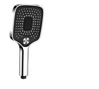 36CM Ultra Large Water High-Pressure Top Shower 14 Inch Big Panel Pressure Boosting Design Flow Bathroom Accessorie(Silver Hand Shower)