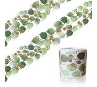 36ft Eucalyptus Boho Border Trim Decor Tropical Leaves Greenery Bulletin Board Borders Wall Decals for Classroom Back to School Decorations