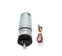 36GP-555 Planetary Geared electronic starter Encoder High Torque DC electronic starter 6V 12V 24V BIANMTSW(1 Ratio 5.2,24V NO-Encoder)