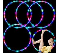 36in LED Fitness Hoop Colorful Light Up