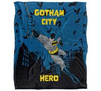 (36in x 58in, Multicoloured) Batman Gotham City Hero Blanket