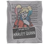 DC comics Batman Line Up Harley Quinn Blanket Multicoloured (36In X 58In)
