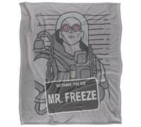 DC comics Batman Line Up Mr Freeze Blanket Multicoloured (36In X 58In)