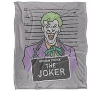 DC comics Batman Line Up The Joker Blanket Multicoloured (36In X 58In)