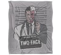 DC comics Batman Line Up Two Face Blanket Multicoloured (36In X 58In)
