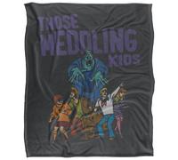 (36in x 58in, Multicoloured) Scooby Doo Meddling Kids Zombie Blanket