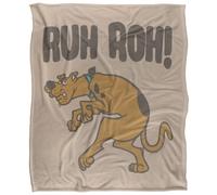 (36in x 58in, Multicoloured) Scooby Doo Ruh Roh Blanket