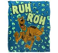 (36in x 58in, Multicoloured) Scooby Doo Ruh Roh Eyes Blanket