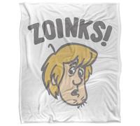 (36in x 58in, Multicoloured) Scooby Doo Zoinks Shaggy Blanket