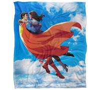 (36in x 58in, Multicoloured) Superman Silky Cloud Embrace Lois Lane Supersoft Blanket