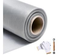 36in x 98ft Stainless Steel Window Screen Mesh Roll - Rust-Resistant DIY Replacement for Windows & Doors - Heavy Duty Metal Screen - Silver
