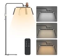 36inch Foldable Half Moon Lamp 3000-6000K Lash Light for Eyelash Extensions with Phone Holder 10 Brightness Adjustable Beauty Light Floor Standing for Tattoo Artists, Nail Tech, Esthetician