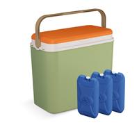 (36L + 3 Ice Packs) Large 10-36 Litre Cooler Boxes Camping Beach Lunch Picnic Insulated Food
