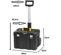 36L/50Kg FATMAX TSTAK Tool Box, Tool Case (STANLEY FMST1-75753)