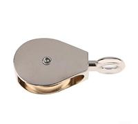 36mm 52mm 75mm Zinc Alloy Single Fixed Pulley Crown Block for DIY Model Making Mechanical Prototyping and Technical Applications (36mm)