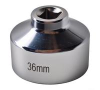 36mm 6-Point Metric Socket for Cartridge Filters 3/8 | 6-point grip, 3/8 drive, low profile design, quick cartridge removal, fits tight engine bays