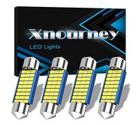 36mm 6418 Led Car Bulbs, 1.42 inches 36mm White Color, 12V 27smd 3014 Chipset 6461 C5W Bulbs for Interior Lights Dome Map Trunk Courtesy Light, 4pcs