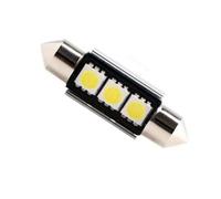 36mm C5W LED Interior Light Bulb - 3030 6SMD, 12V-24V Error-Free Festoon Lamp for Dome, Map & Reading Lights