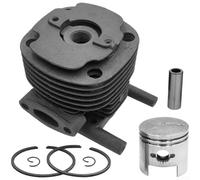 36mm Cylinder Kit for BP40LA C350 C35LA T350 Brush, Complete Top End Rebuild Kit with for PISTON Rings Gaskets for 33.6cc 2-Stroke Engine (Replaces OEM A130001371 A101000380)