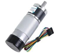 36mm DC Gear Motor Planetary Gear with Encoder 12V 24V Speed Adjustable CW CCW 36GP-555S (98RPM 6MM_12V ONLY MOTOR)