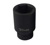 36mm Hex Socket 3/4 Inch Drive Inner Hexagon Wrench Insert 78mm Deep | Deep 78mm hex socket insert with ball catch groove, for ideal for drive shafts and hard-to-release connections.