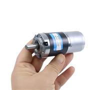 36mm Metal Planetary Gear Motor 12v 24v Shaft Diameter 6mm/8mm 36GP-3530 Adjustable Speed Can CW CCW Electric Motor 8~1621rpm(Single Motor,32RPM,24V Shaft Size 6mm)