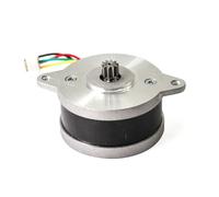 36mm Pancake Stepper Motor with 10 Teeth Gears, High Torque & Temperature Resistance, for Voron/CW2/Stealthburner Extruders, Compatible with Nema14, Metal Shell, 80x40x40 mm